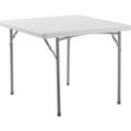 National Public Seating Interion® Plastic Folding Table, 36" x 36", White INT-BT3636-21